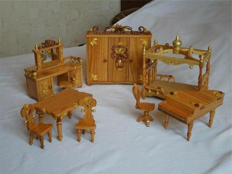 Мебель из дерева для кукол своими руками