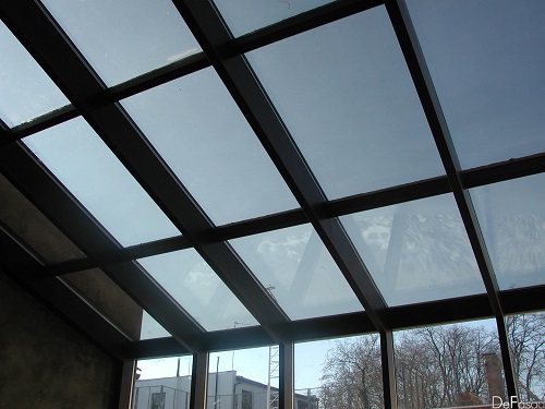 Крыша из стекла
