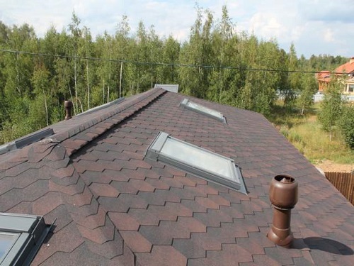Крыша с низким наклоном крыши