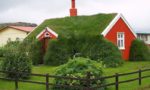 Зелёная крыша частного дома