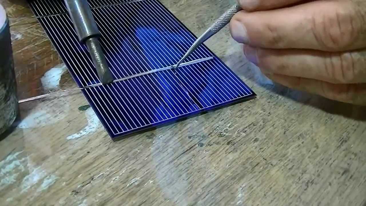 как делают солнечные батареи