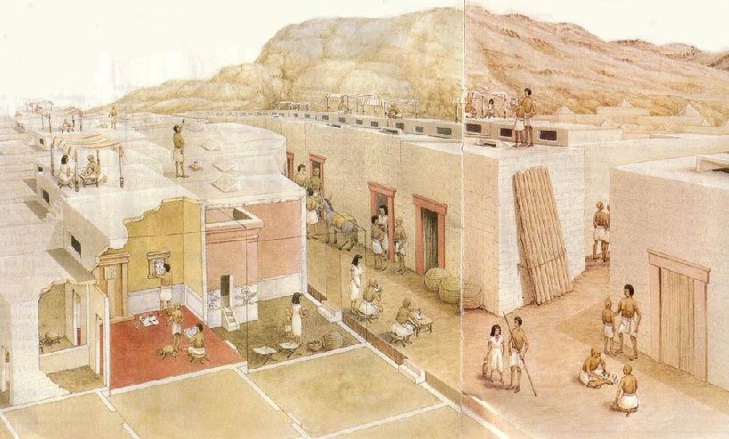 Какие дома в египте город сен тропе